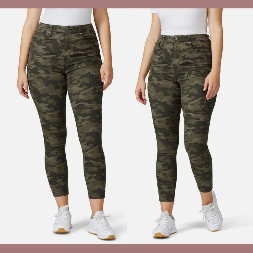 NEW Good American [ Plus size 20 ] Good Waist Skinny Jeans in Camo Green‎ #Q402